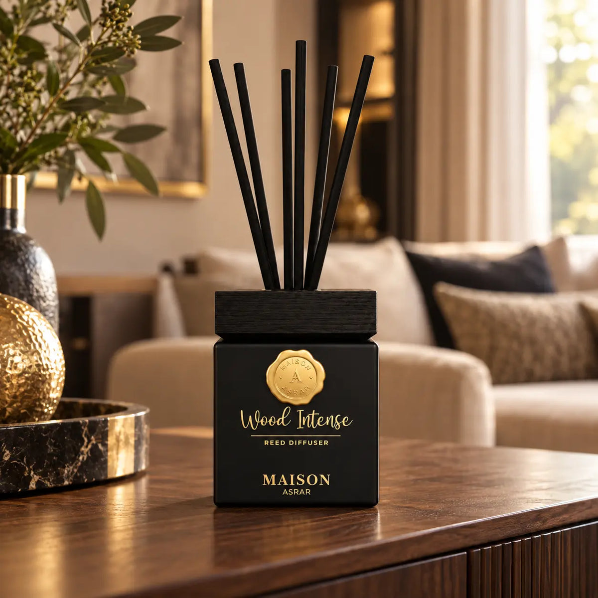 Арома дифузер Maison Asrar Wood Intense – 250 мл, изглед 3