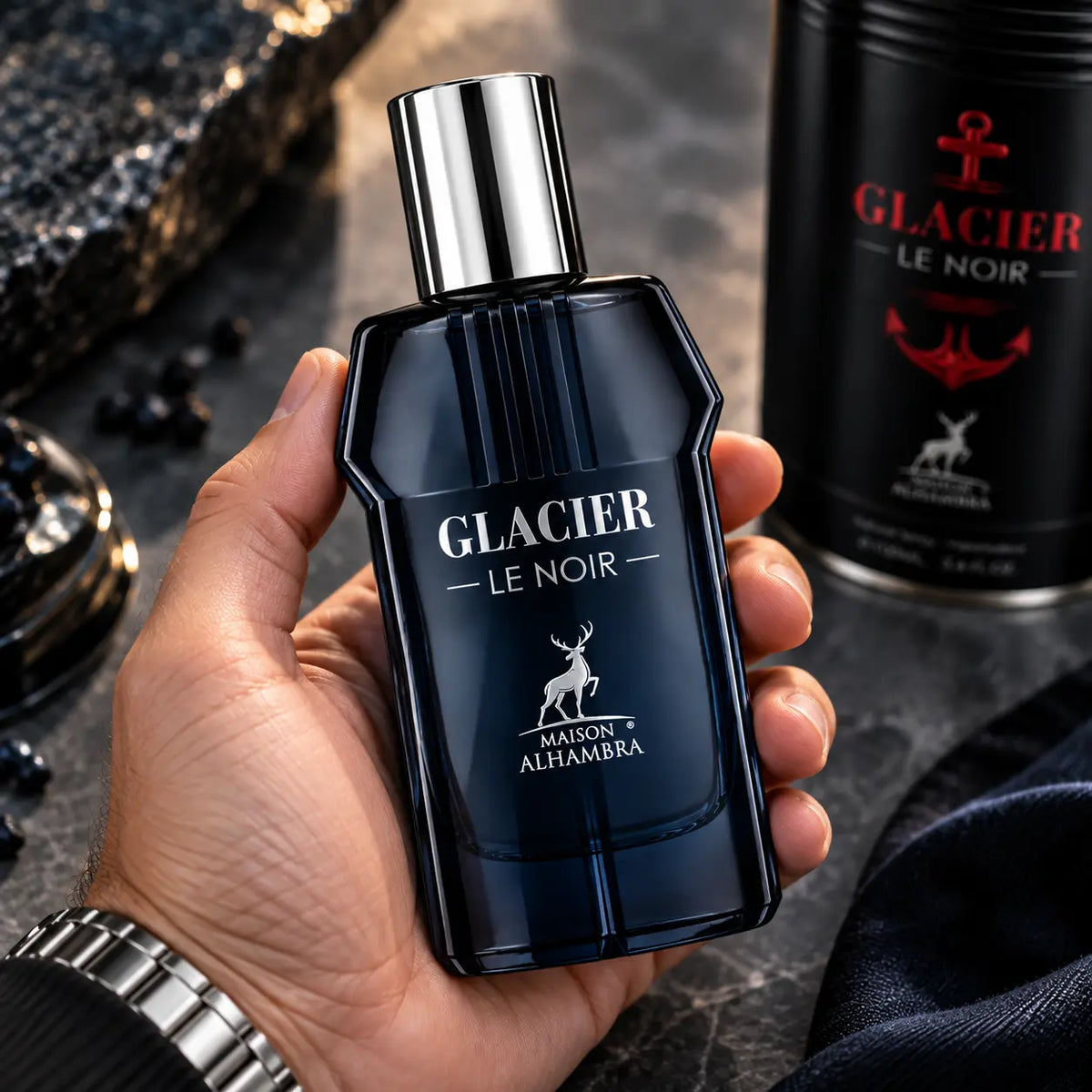 Ανδρικό άρωμα Maison Alhambra Glacier Ultra EDP – 100 ml, προβολή 4