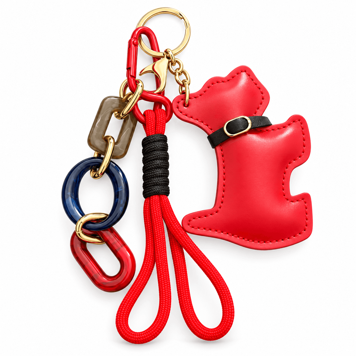 NAZZENA LUCKY Taschenanhänger, Farbe Rot