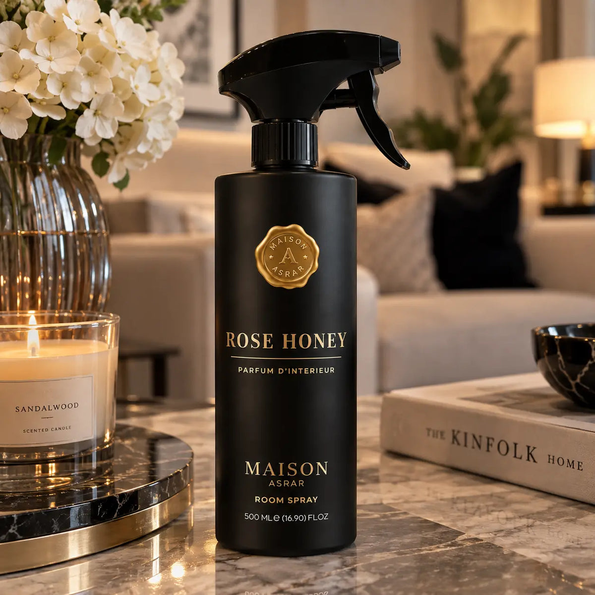 Maison Asrar Rose Honey aromás spray – 500 ml, 3. nézet