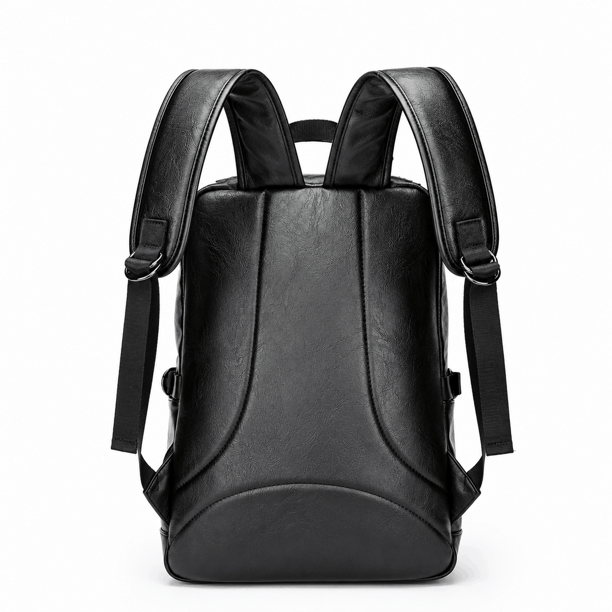 Schwarzer Business-Rucksack für 15,6"-Laptop mit vielen Fächern, Ansicht 10