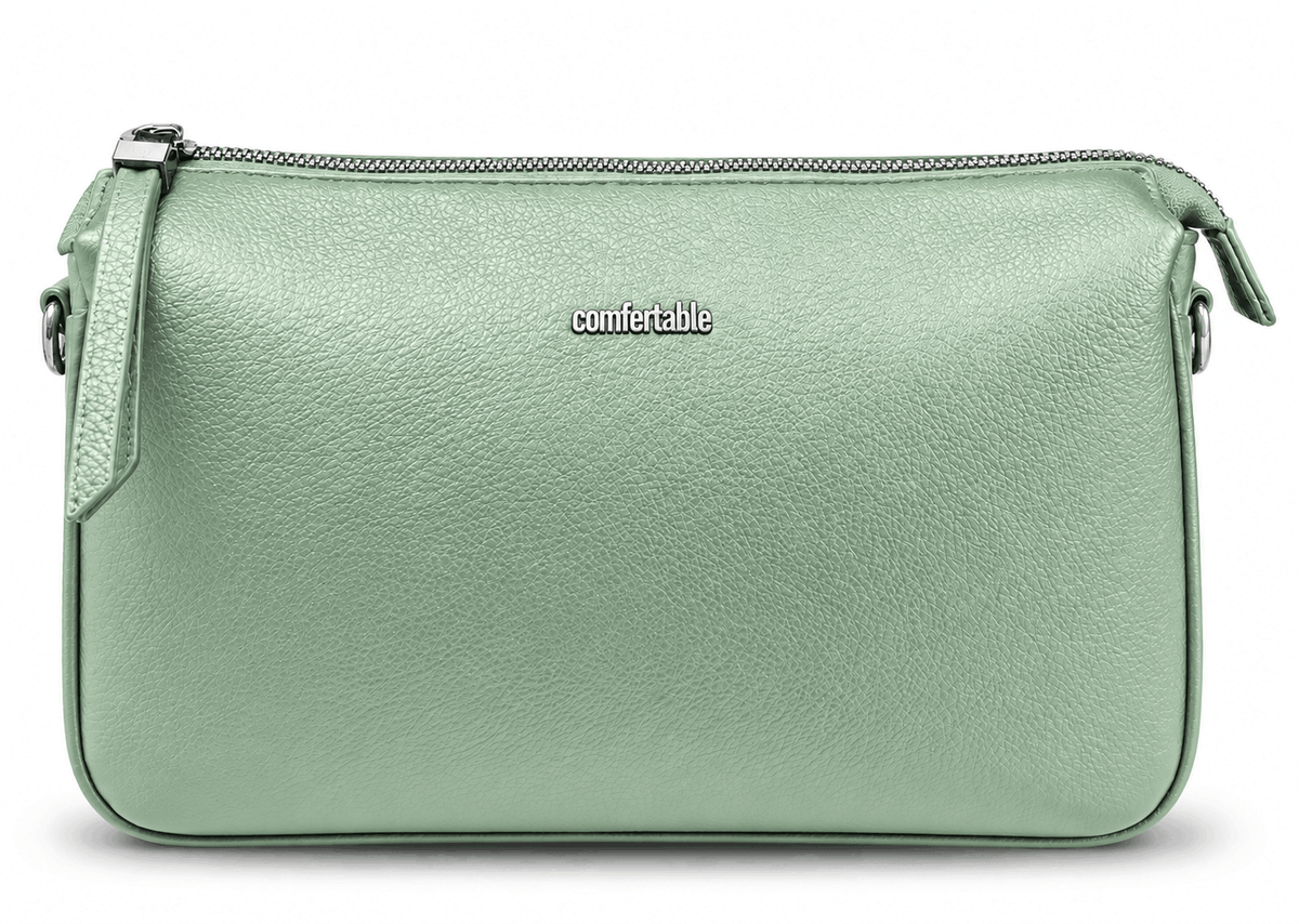 Damenhandtasche Comfortable ELORA, Farbe Grün