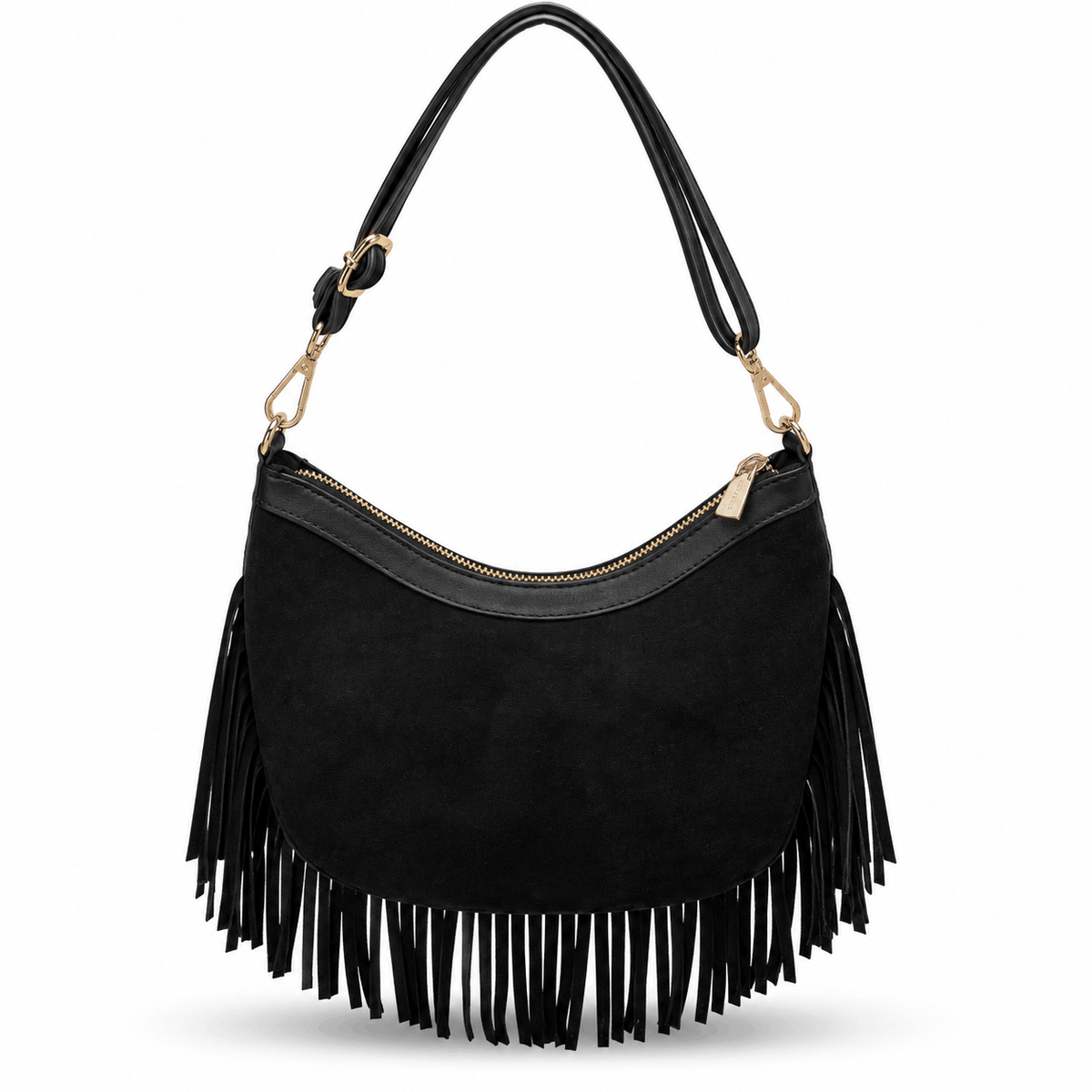 Sac à main pour femme Enrico Coveri SIENA à franges et détails dorés, vue 3