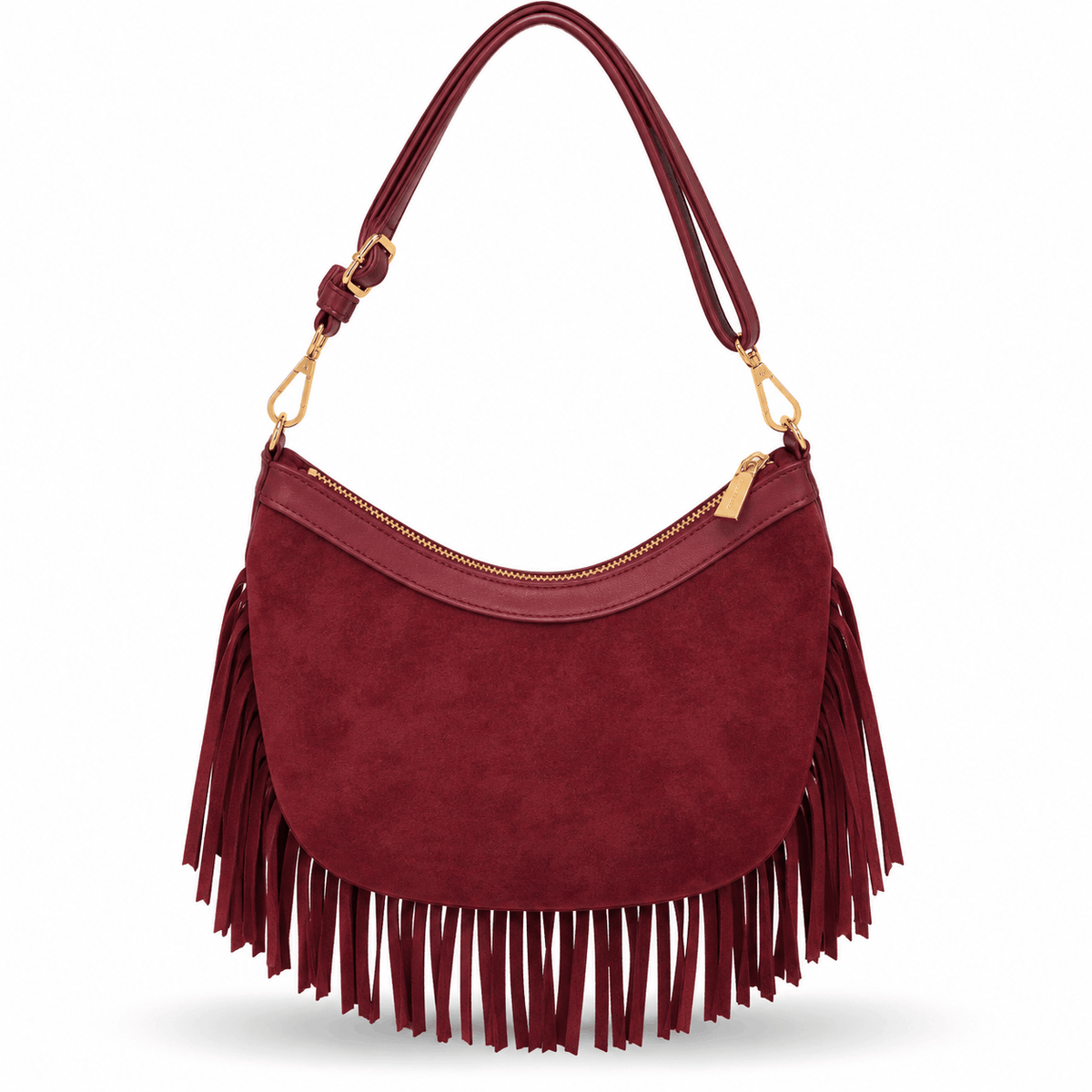 Sac à main Enrico Coveri SIENA à franges et détails dorés, vue 5