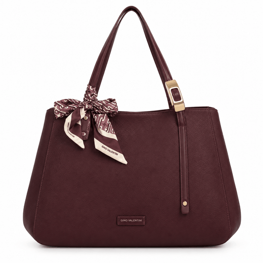 Damenhandtasche Gino Valentini LUCERA, weinrot