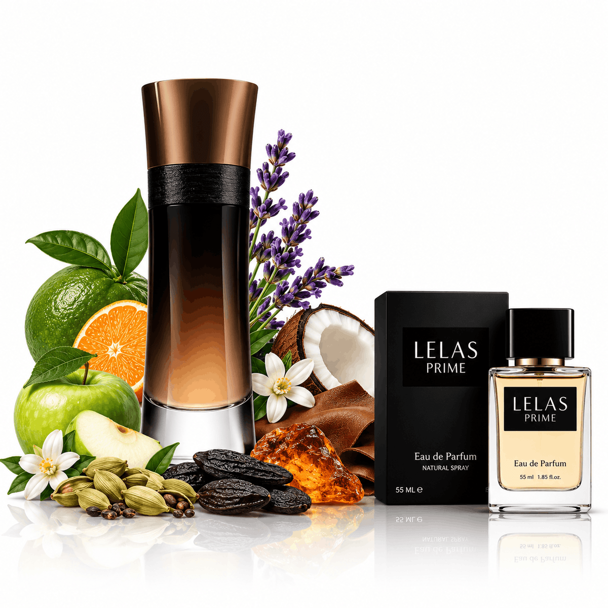 Ανδρικό άρωμα LELAS PRIME 55 ml – Εμπνευσμένο από το Armani Code Profumo Refreshing Water