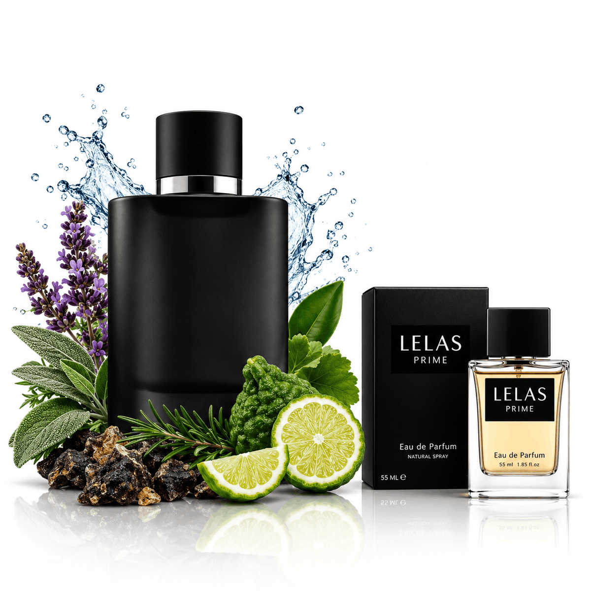 Parfum pentru bărbați LELAS PRIME 55 ml – inspirat de Acqua di Giò Profumo