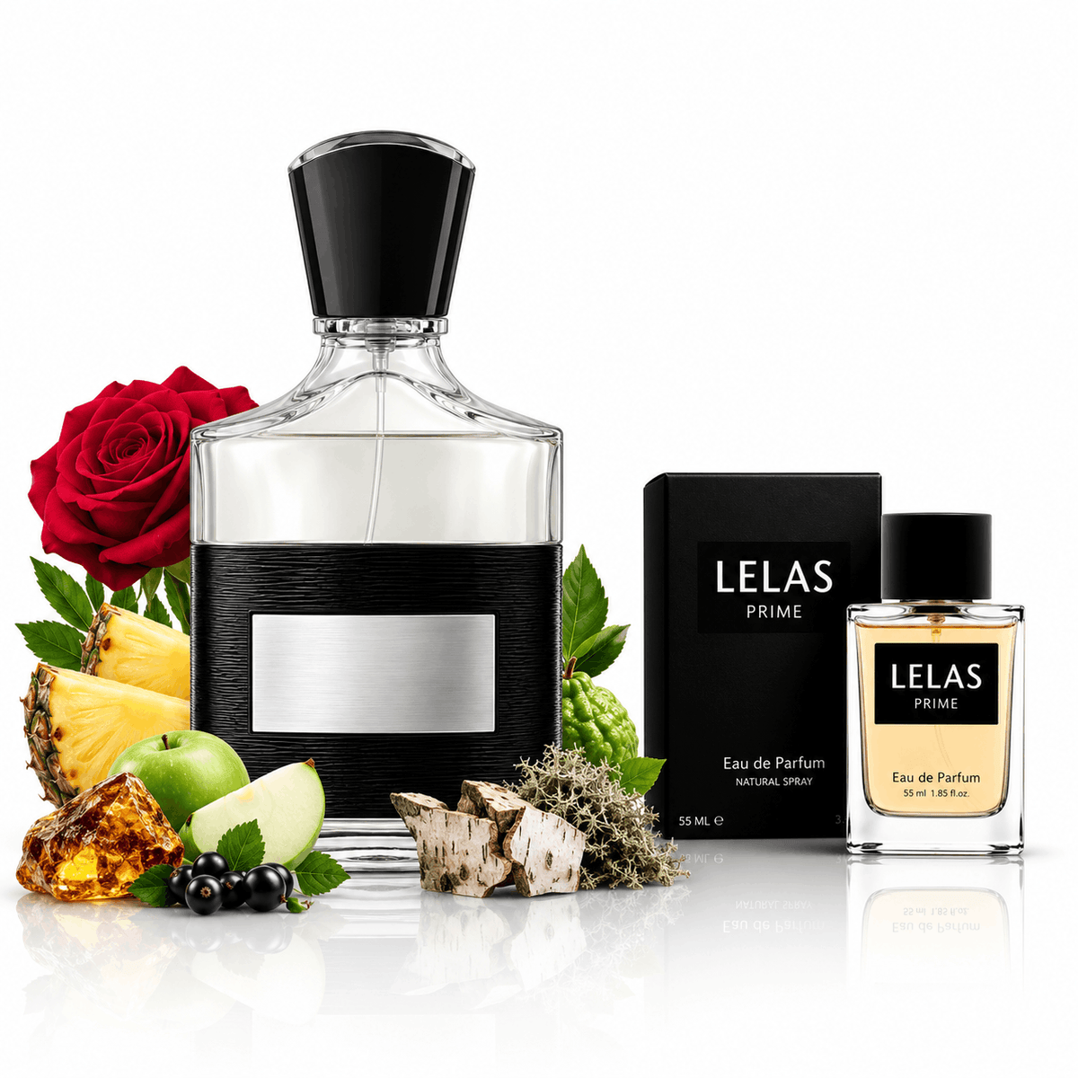 Ανδρικό άρωμα LELAS PRIME 55 ml – Εμπνευσμένο από το Aventus