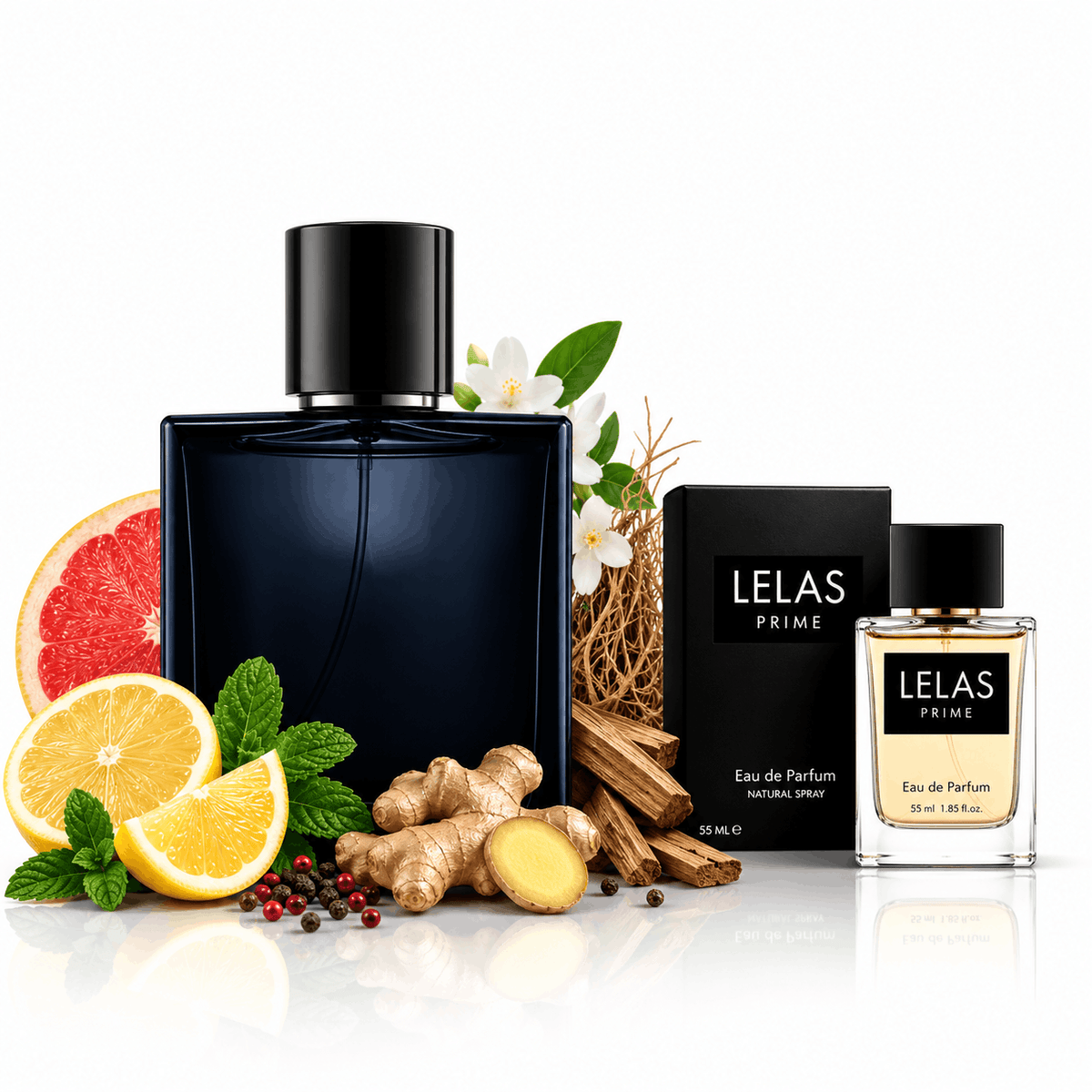 Parfum pentru bărbați LELAS PRIME 55 ml – Inspirat de Bleu de Chanel