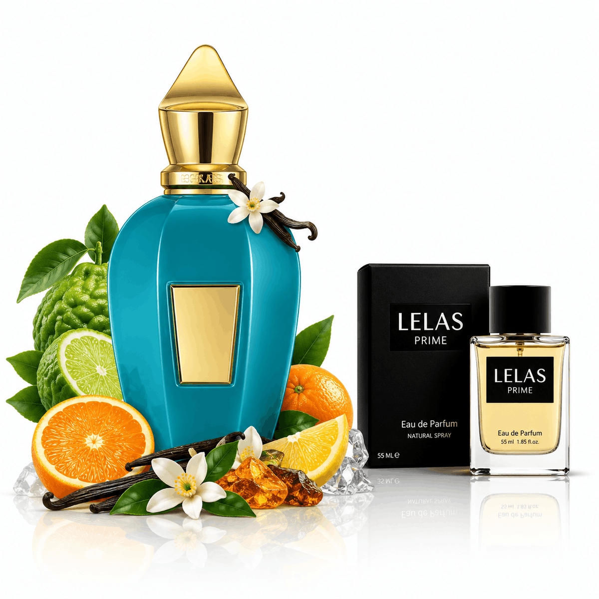 Parfum unisex LELAS PRIME 55 ml – Inspirat de Erba Pura