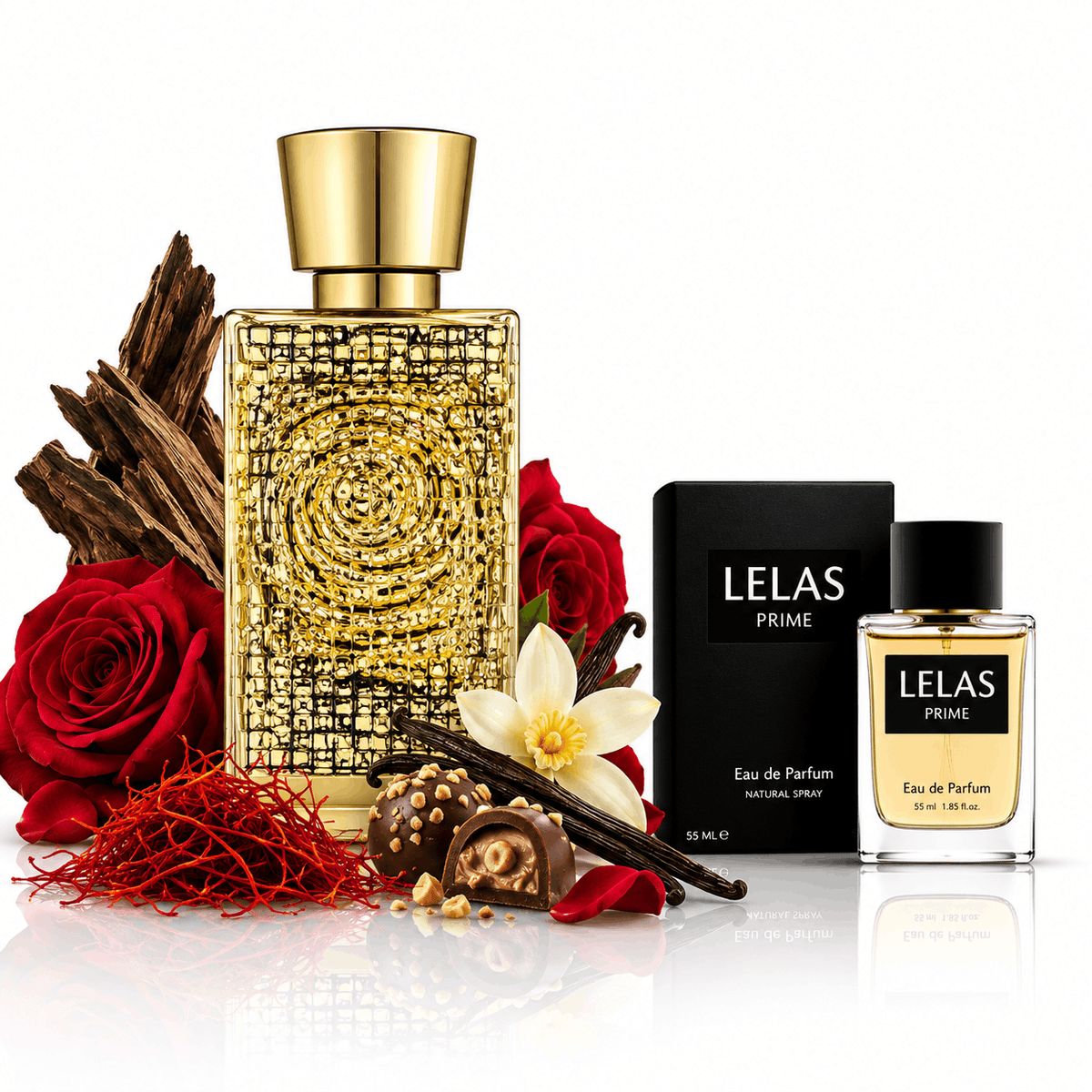 Унисекс парфюм LELAS PRIME 55 ml – Вдъхновен от Oud Bouquet