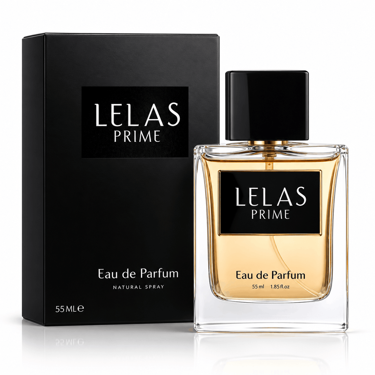 Мъжки парфюм LELAS PRIME 55 ml – Вдъхновен от Noir de Noir, изглед 2