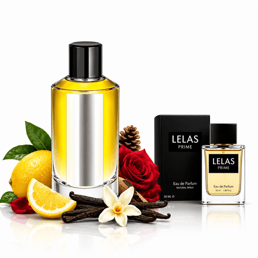 Parfum pour homme LELAS PRIME 55 ml – Inspiré de Roses Vanille