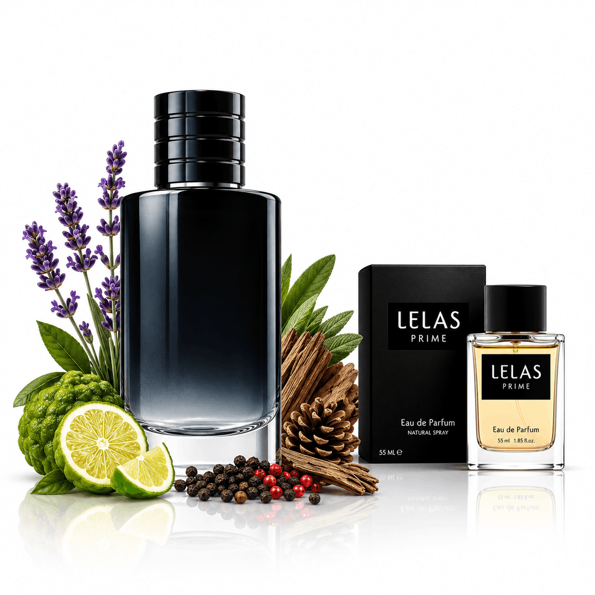 Parfum bărbătesc LELAS PRIME 55 ml – Inspirat de Sauvage