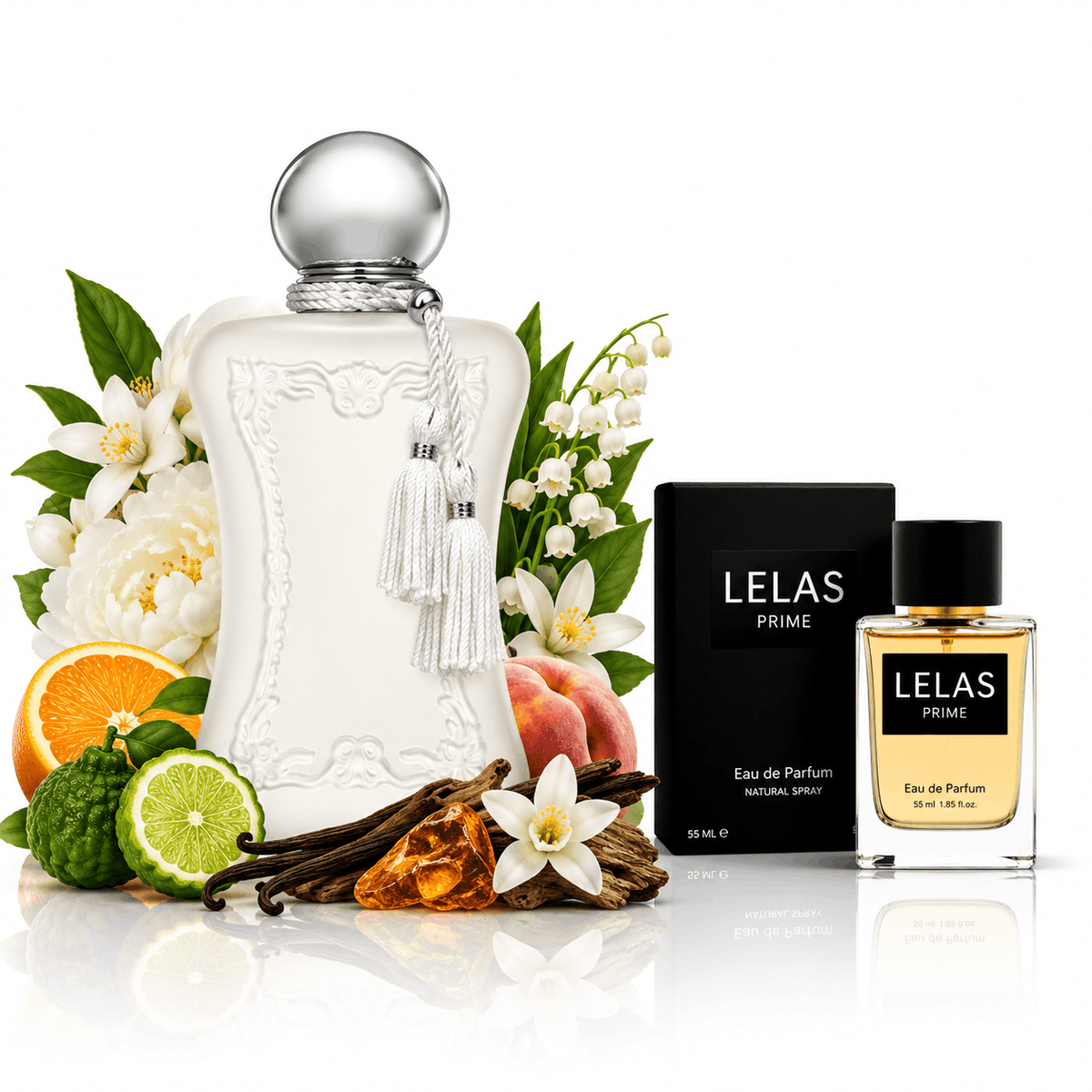 Parfum unisexe LELAS PRIME 55 ml – Inspiré de Valaya