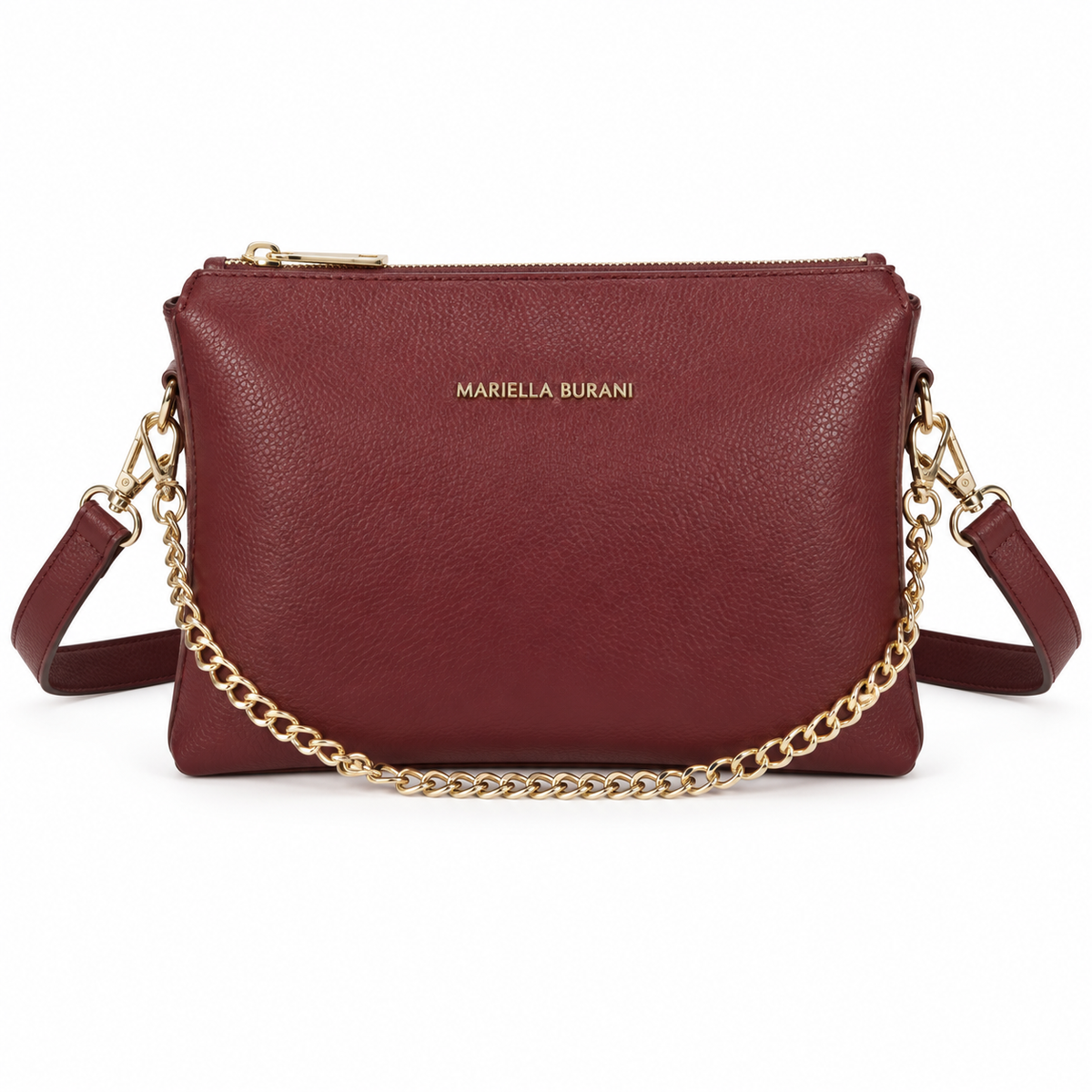 Sac bandoulière pour femme MARIELLA BURANI MB, couleur bordeaux