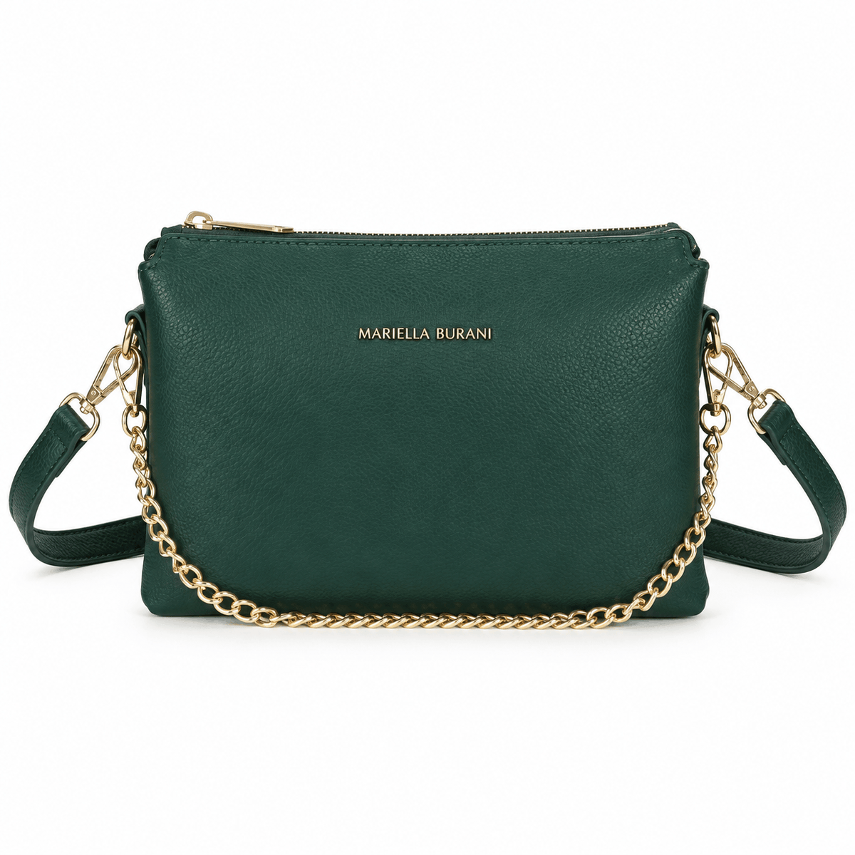 Sac à bandoulière pour femme MARIELLA BURANI MB, couleur vert foncé