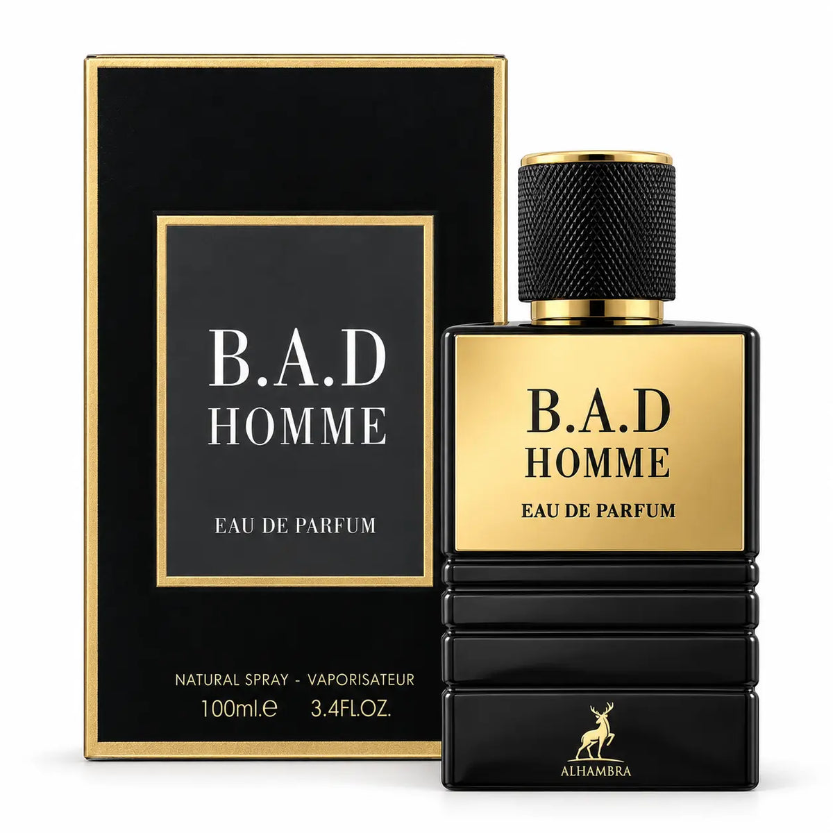 Eau de parfum pour homme Maison Alhambra B.A.D Homme – 100 ml