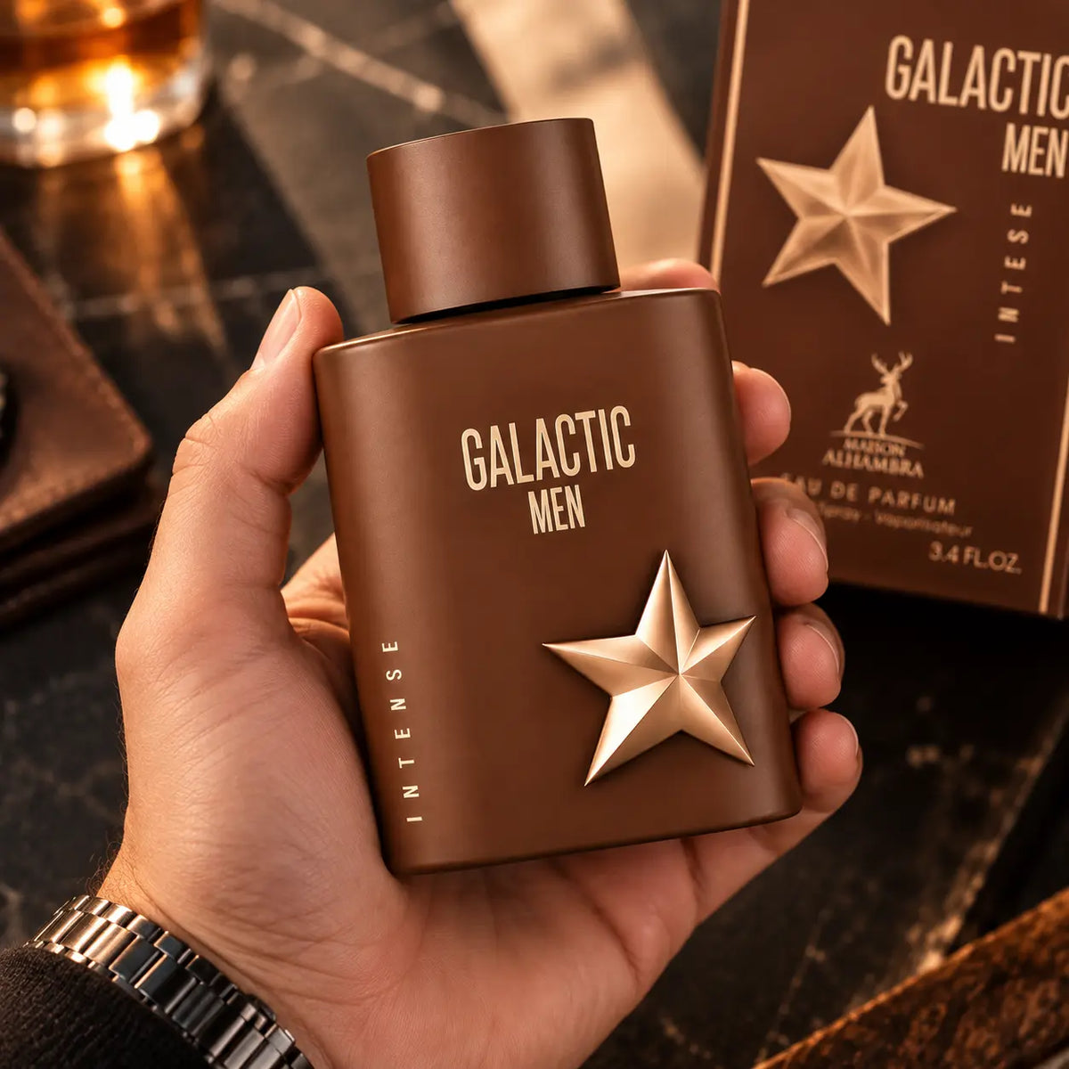 Herrenparfüm Maison Alhambra Galactic Men Intense EDP – 100 ml, Ansicht 4