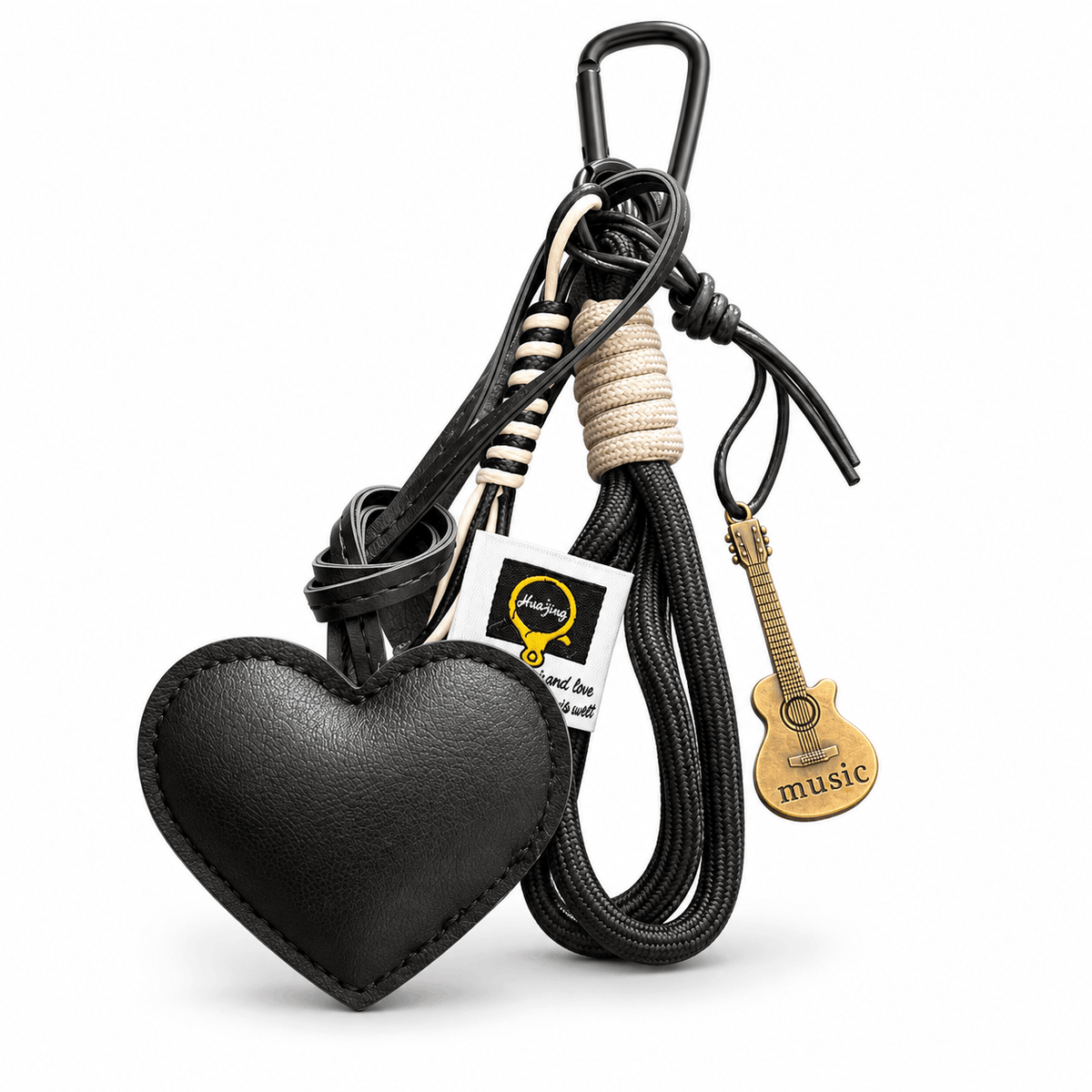 Taschenanhänger NAZZEA AMORE, Farbe Schwarz