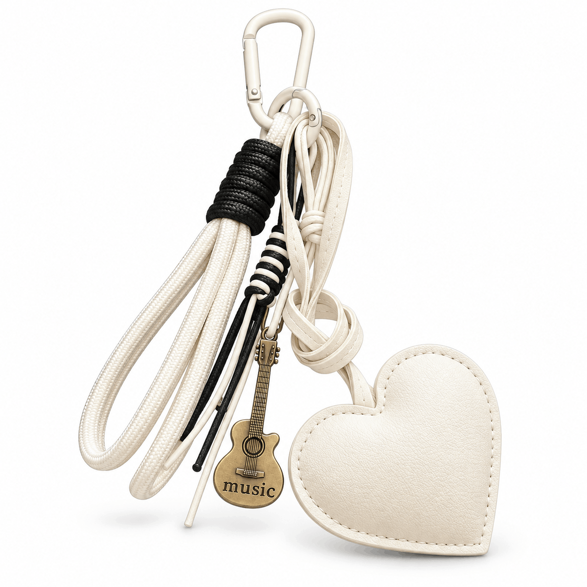 NAZZEA AMORE Taschenanhänger, Farbe Weiß