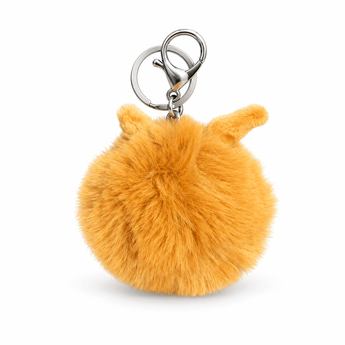 Пухкав ключодържател NAZZEA Bunny Puff, цвят жълт