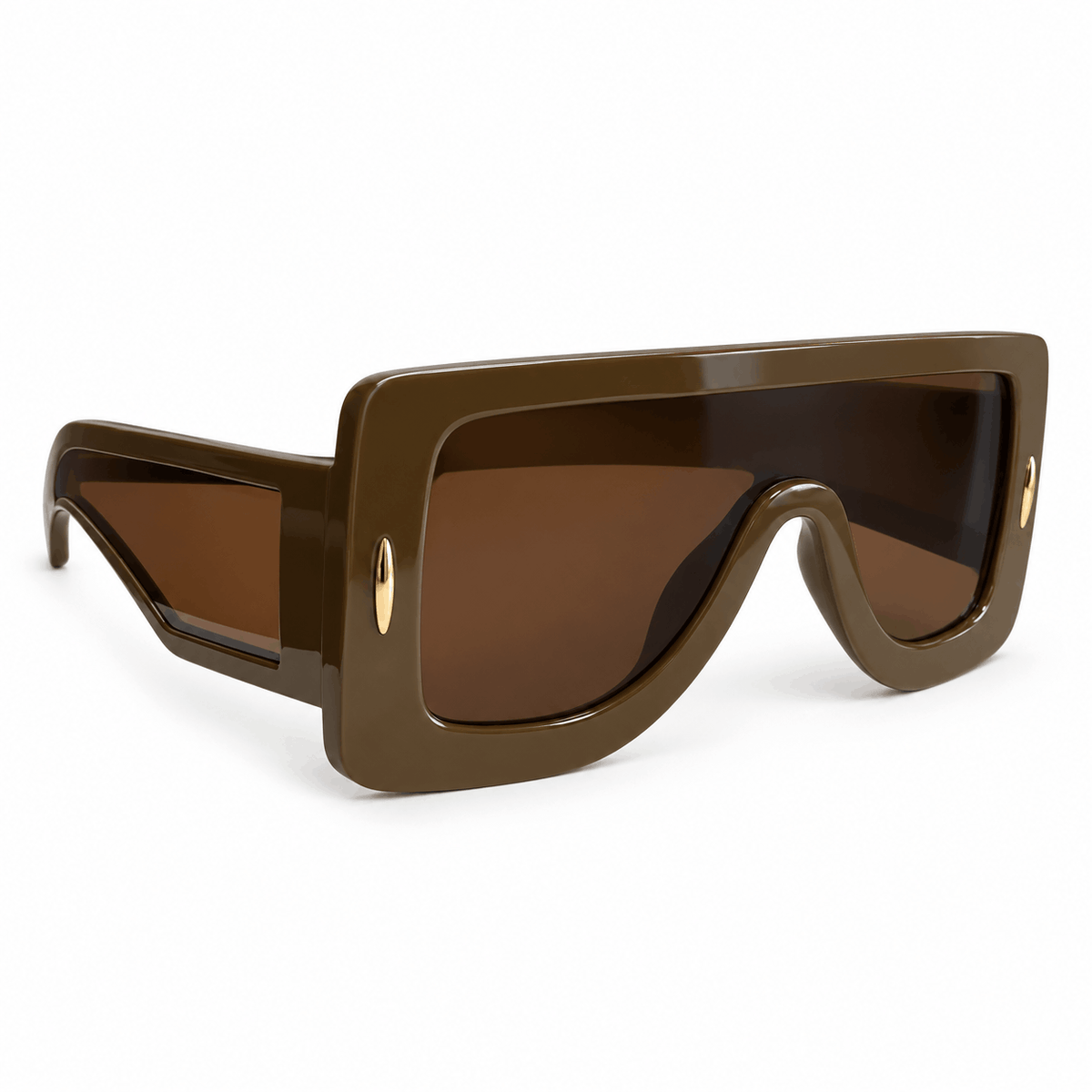 Damen-Sonnenbrille NAZZEA FUTURA, Farbe Braun