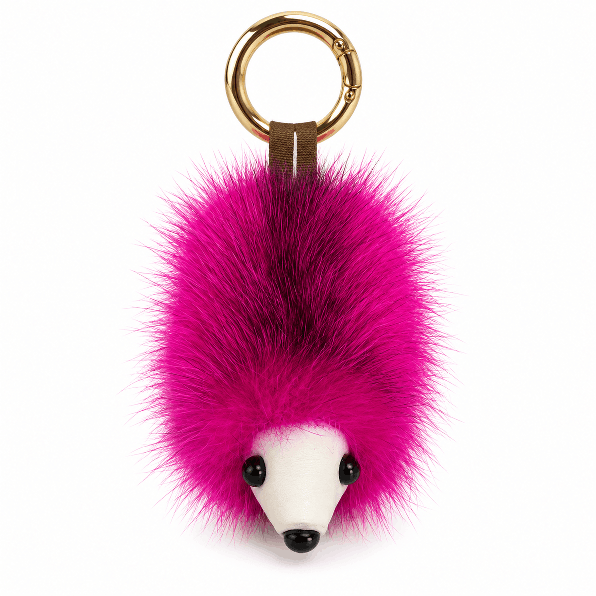 Flauschiger Schlüsselanhänger NAZZEA Hedgie, cyclamenfarben