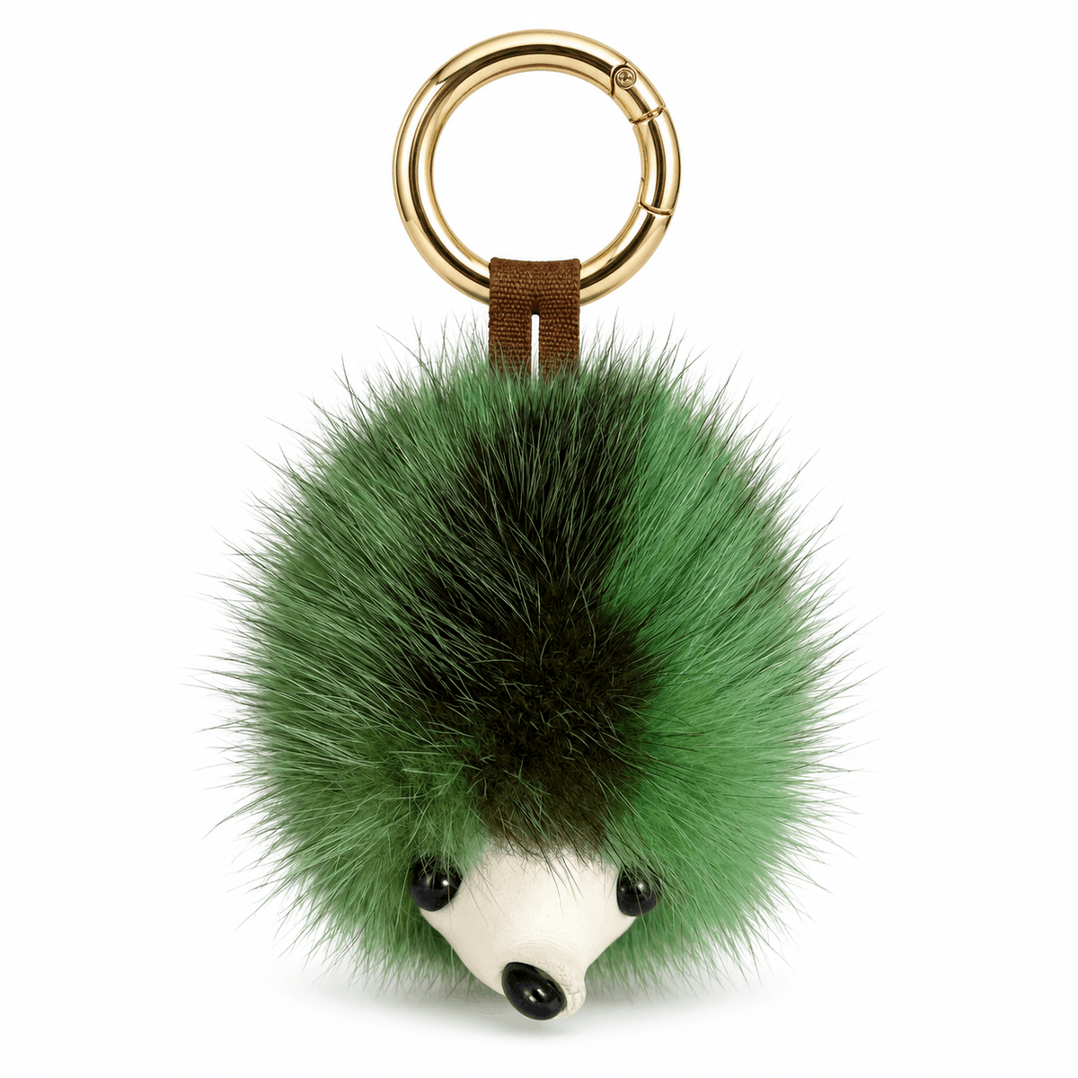 Flauschiger NAZZEA Hedgie-Schlüsselanhänger, Farbe Grün