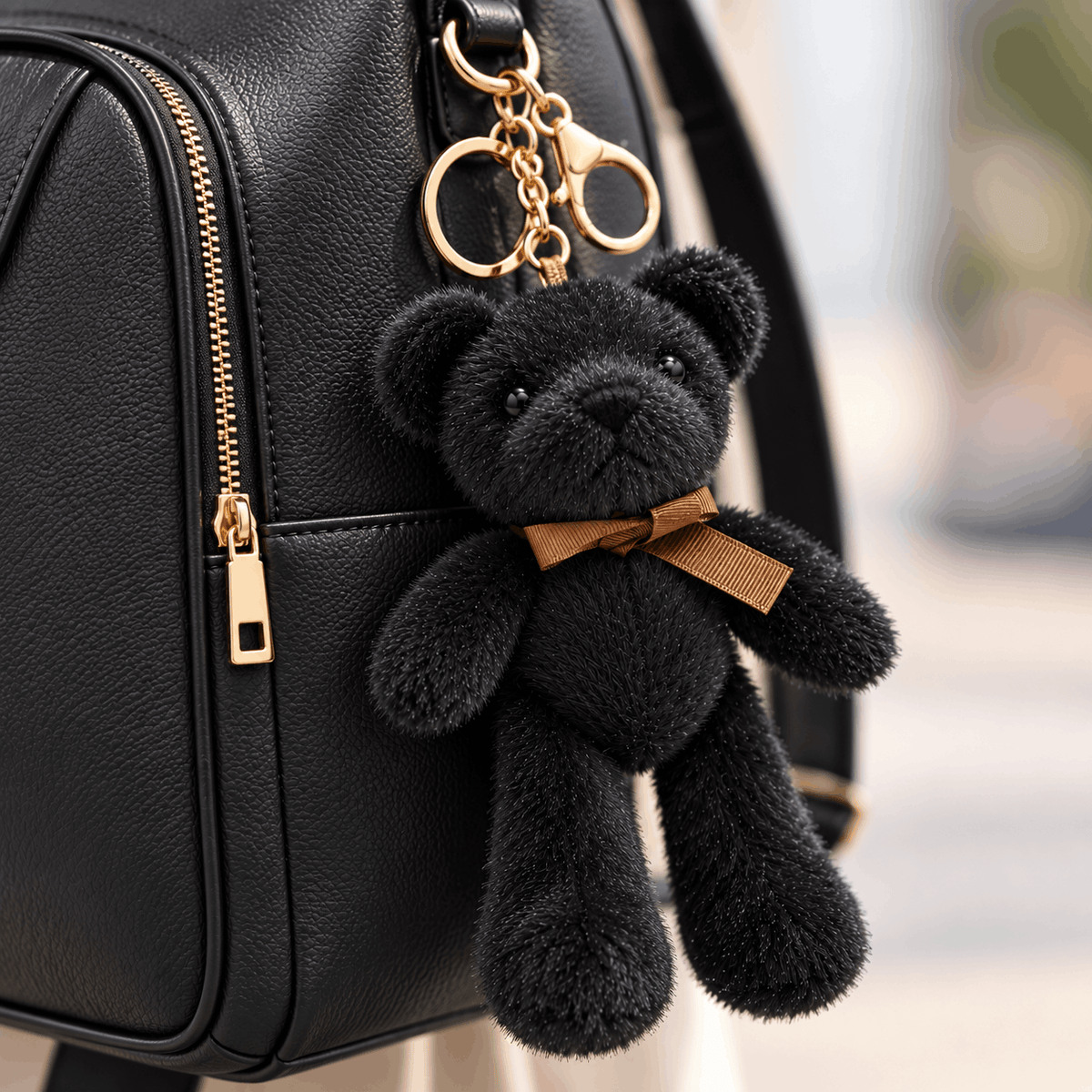 Плюшен ключодържател мече NAZZEA TEDDY – аксесоар за чанта и раница, изглед 15