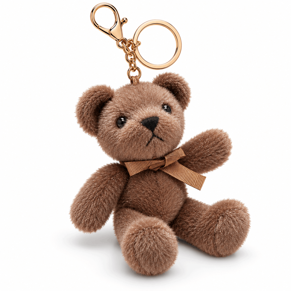 Плюшен ключодържател мече NAZZEA TEDDY – аксесоар за чанта и раница, изглед 3