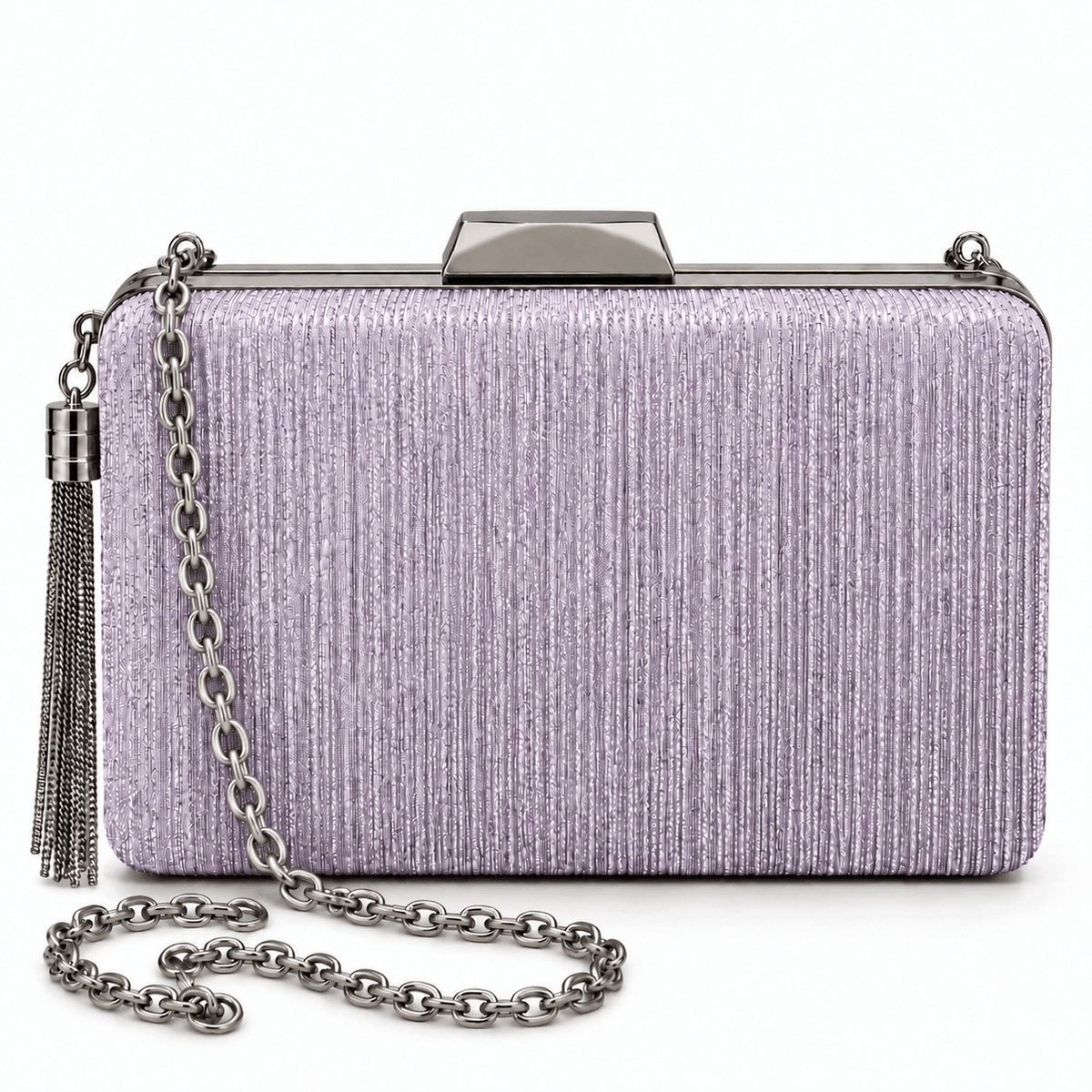 Elegante Damenhandtasche NAZZEA NOIRE, Farbe Helllila