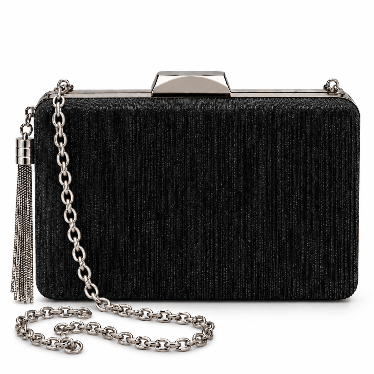 Offizielle Damenhandtasche NAZZEA NOIRE, Farbe Schwarz