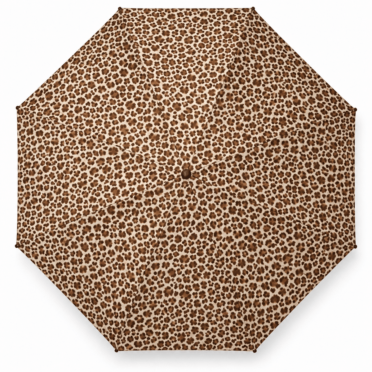 Umbrelă pliabilă automată NAZZEA Felina cu imprimeu animalier, vedere 4