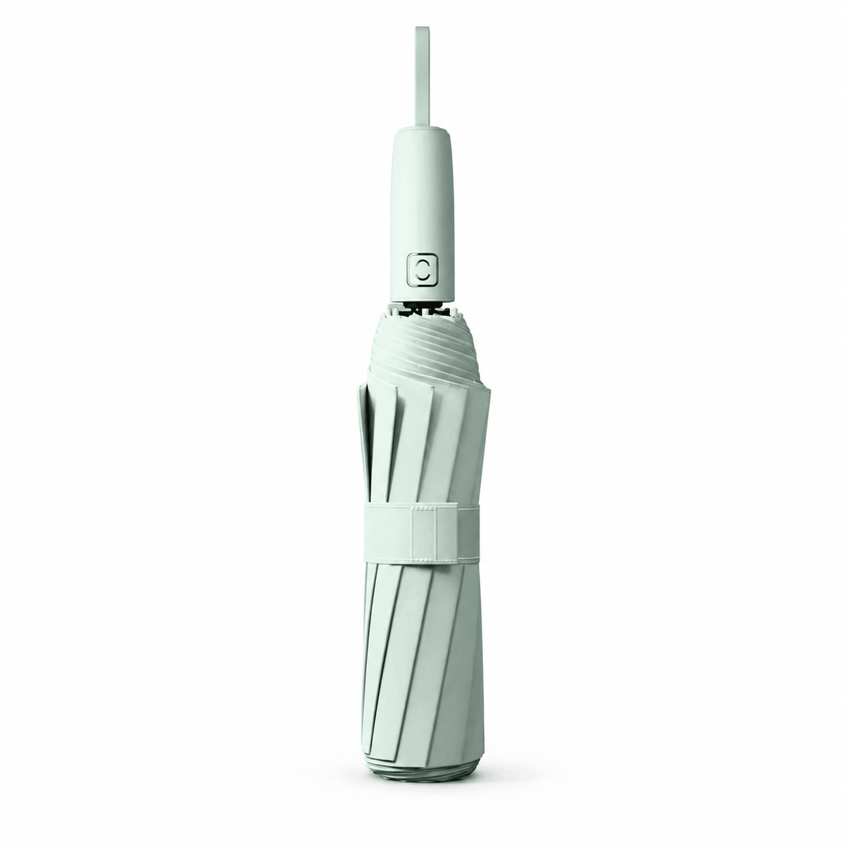 Umbrelă pliabilă automată NAZZEA Solena, de culoare verde mentă