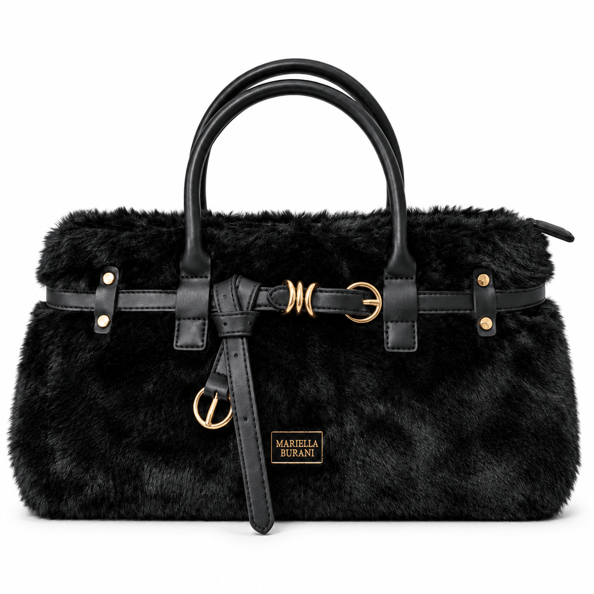 Damen-Felltasche Mariella Burani, Farbe Schwarz