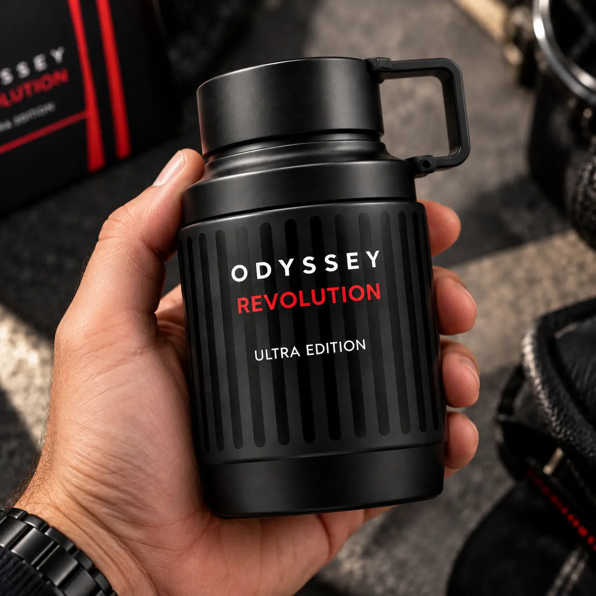 Parfum unisexe Armaf Odyssey Revolution Ultra Edition EDP – 100 ml, vue 4