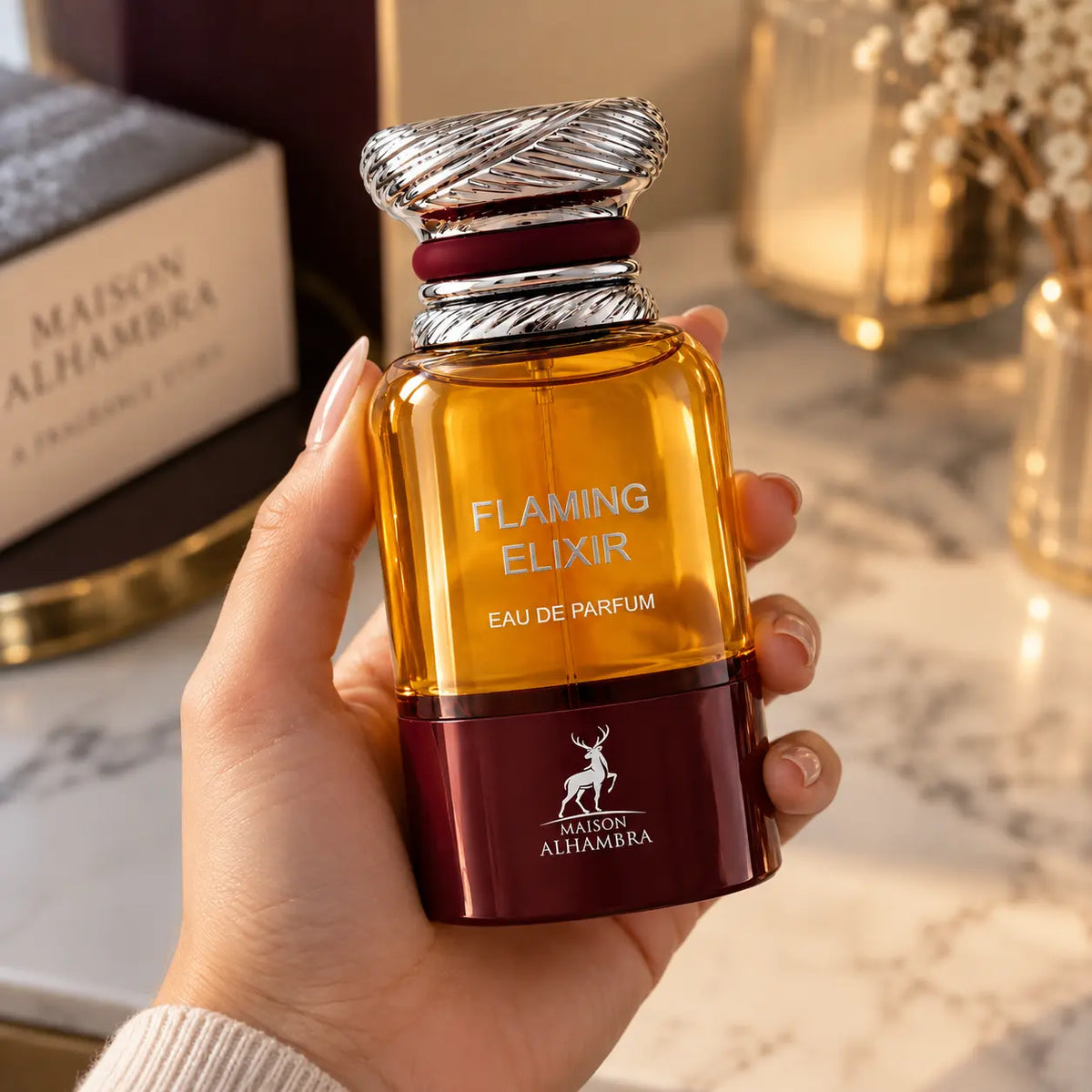 Maison Alhambra Flaming Elixir EDP uniszex parfüm – 80 ml, 4. nézet