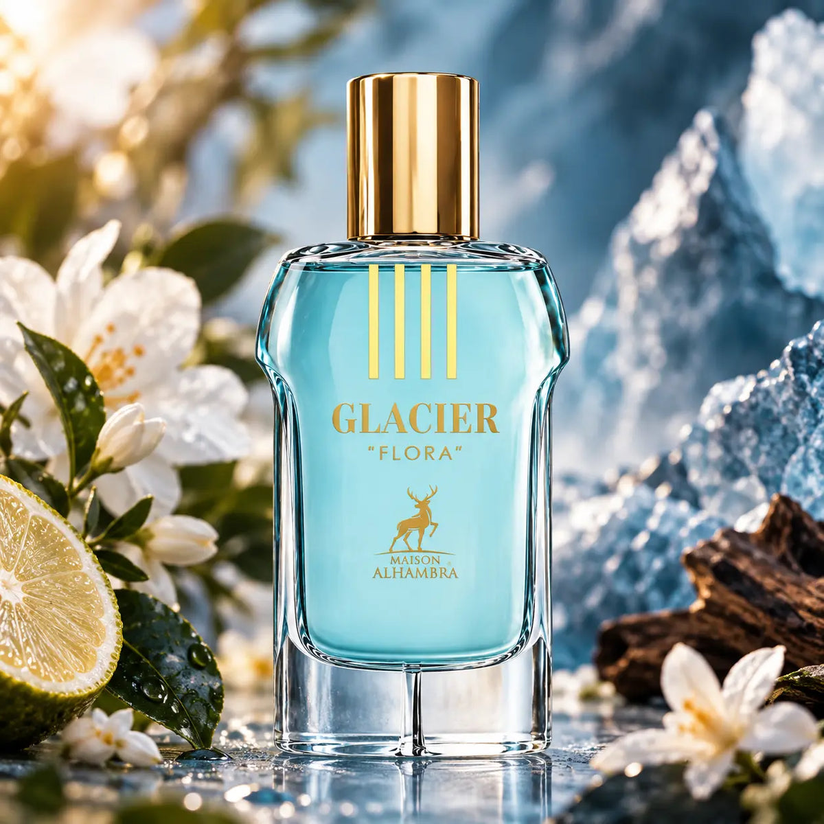 Parfum unisexe Maison Alhambra Glacier Flora EDP – 100 ml, vue 3