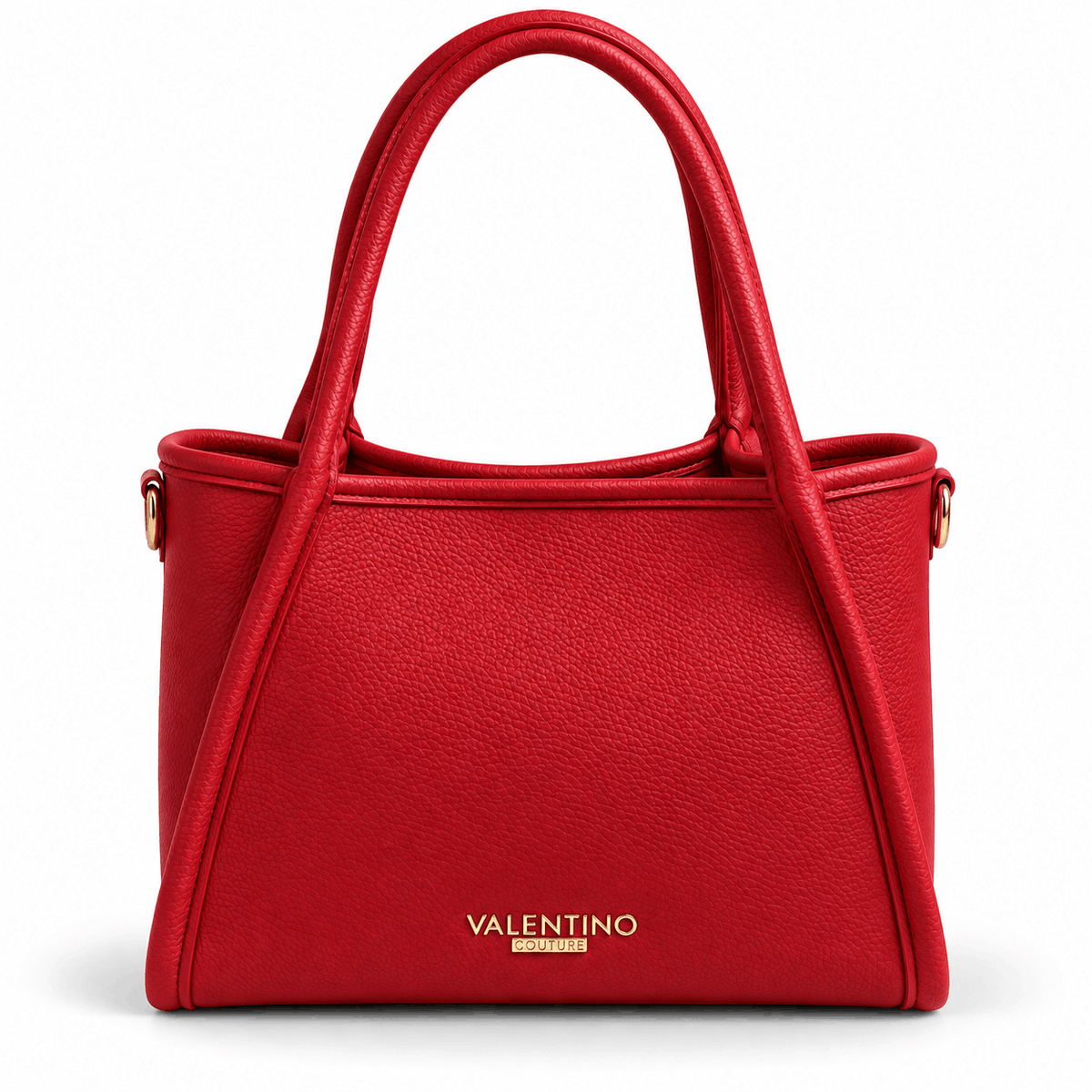 Geantă de damă Valentino Couture – model elegant cu două mânere, culoare roșie